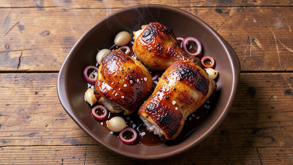 Oven-Baked BBQ Chicken Leg Quarters Recipe: Crispy Bites With Sticky-Sweet Glaze Magic