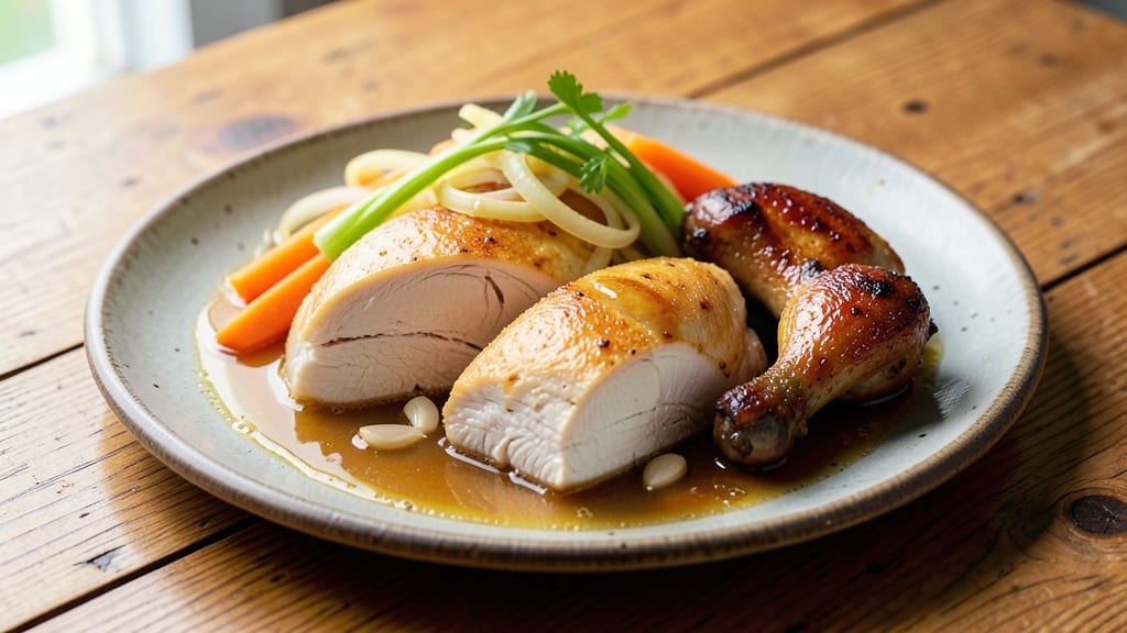 Poached Chicken Recipe: Silky-Smooth Simmer for Juicy, Fall-Off-Bones Tenderness