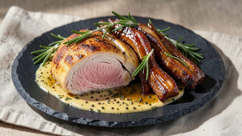 Split Chicken Breast With Ribs Recipe: Celery-Crusted Crunch Meets Smoky Pan Gravy