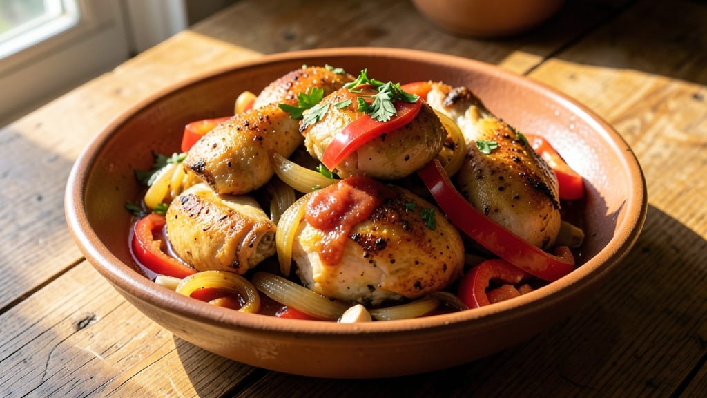 Traditional Hungarian Chicken Paprikash Recipe: Slow-Braised Paprika Spice and Creamy Sour Cream Harmony