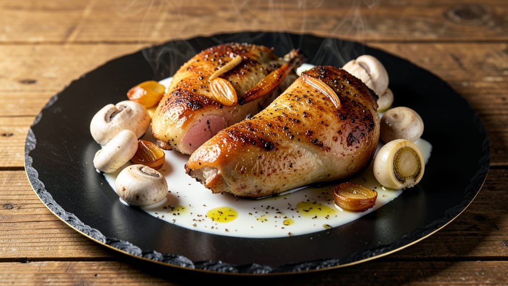 Truffle Chicken Recipe: Earthy Umami Crisp With Mushroom Gravy Richness