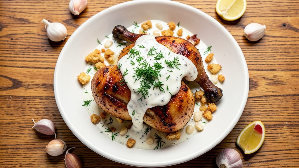 Ukrainian Chicken Recipe: Celery-Crusted Crunch With Dill and Sour Cream Twist